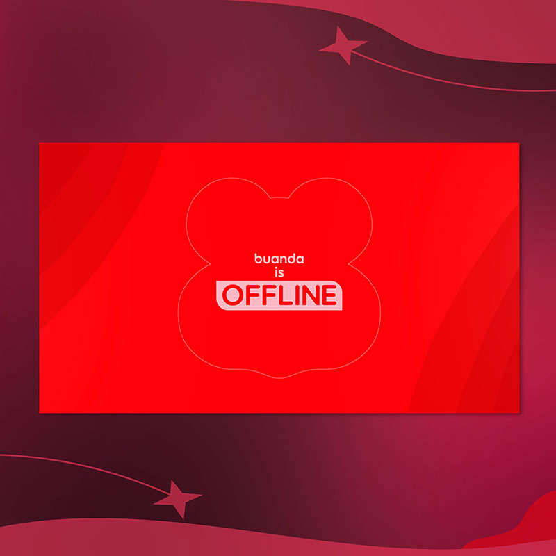 Diseño de stream para Twitch por Buanda