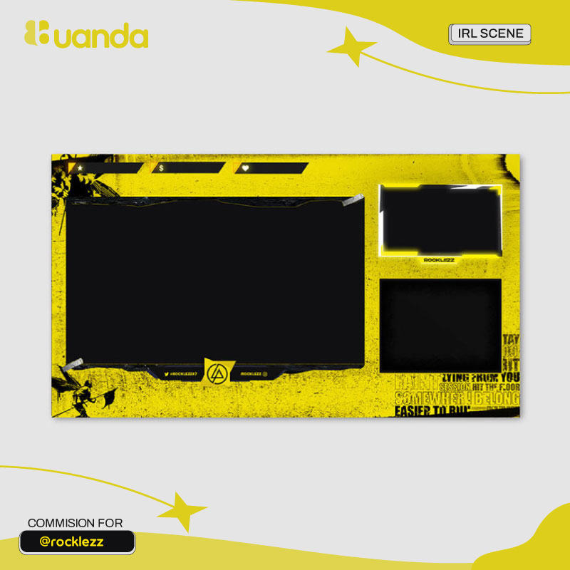 Diseño de stream para Twitch por Buanda