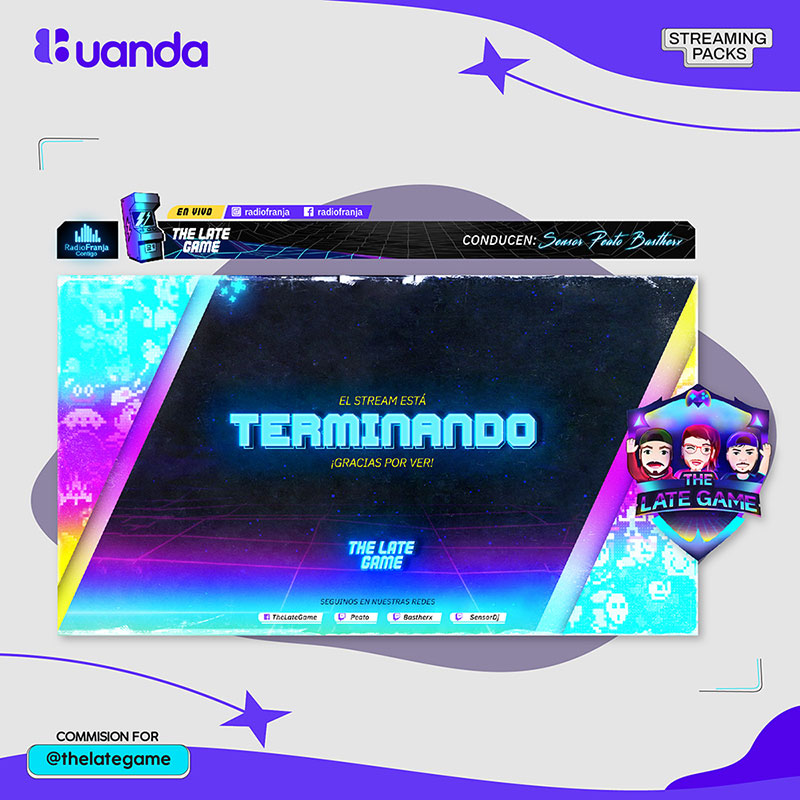 Diseño de stream para Twitch por Buanda